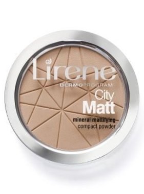 LIRENE LIRENE- Dermoprogram City Matt Mineral Mattifying Compact Powder Transparentny
