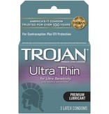 TROJAN TROJAN- Ultra Thin 3 Latex Condoms