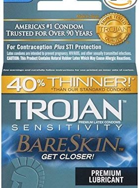 TROJAN TROJAN- BareSkin 3 Latex Condoms