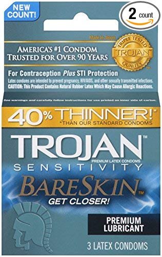 TROJAN TROJAN- BareSkin 3 Latex Condoms