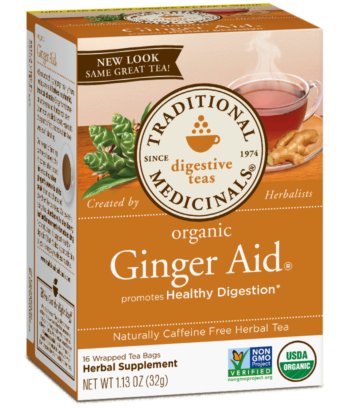 TRADITIONAL MEDICINALS TRADITIONAL MEDICINALS-Ginger Aid 16 tea bags