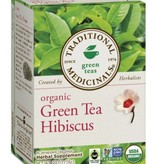 TRADITIONAL MEDICINALS TRADITIONAL MEDICINALS-Green Tea Hibiscus 16 tea bags
