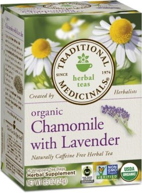 TRADITIONAL MEDICINALS TRADITIONAL MEDICINALS-Chamomile with Lavender 16 tea bags