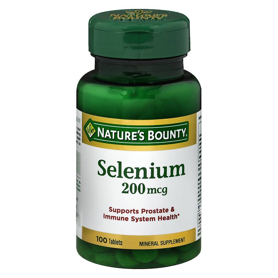 NATURES BOUNTY NATURE'S BOUNTY- Selenium 200 mcg 100 tablets