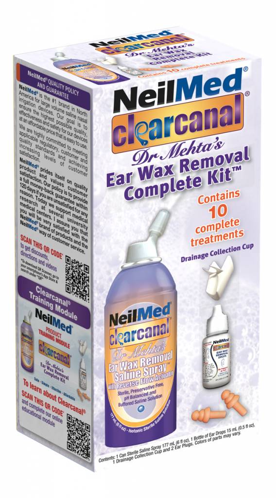 NEIL MED NEILMED- Clearcanal Ear Wax Removal Complete Kit