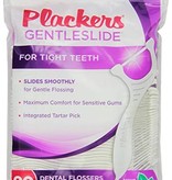 PLACKERS PLACKERS- Gentleslide 90 Dental Flossers Mint