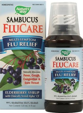 NATURE'S WAY SAMBUCUS-Organic Flu Care 120 ml