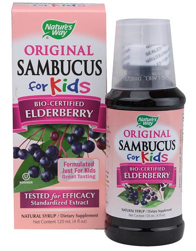 NATURE'S WAY SAMBUCUS-Organic for Kids 120 ml