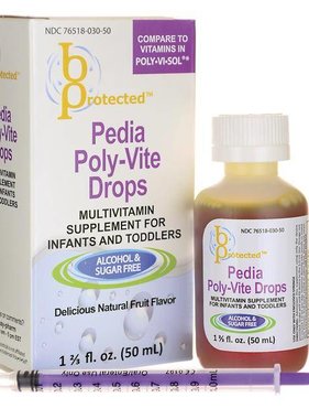 BAYSHORE PHARMACEUTICALS PEDIA-Poly Vite Drops with Iron 50 ml