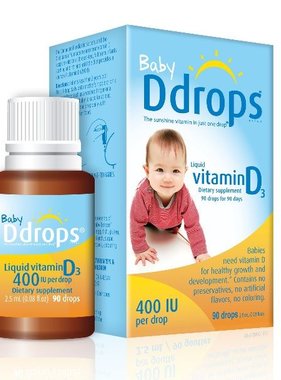 DDROPS COMPANY BABY D DROPS-Vitamin D3 2.5 ml