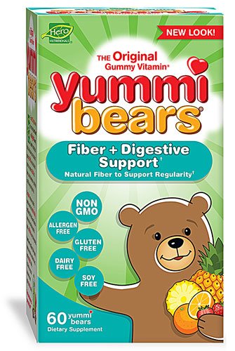 HERO YUMMI BEARS-Fiber 60 gummy bears