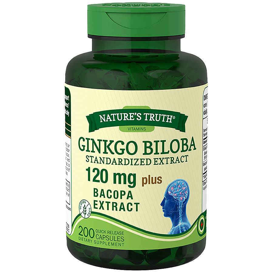 NATURES TRUTH NATURE'S TRUTH- Ginkgo Biloba 120mg Plus 100 Capsules