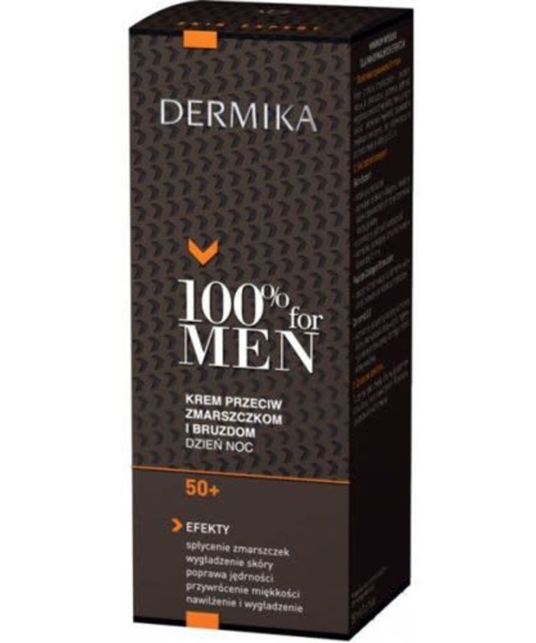 DERMIKA DERMIKA 100% For Men Krem 50+ Przeciw Zmarszczkom 50ml