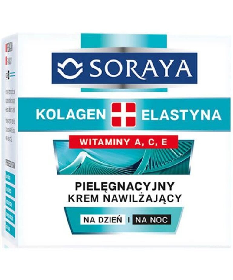 ORKLA SORAYA -Kolagen &Elastyna , Pielegnacyjny Krem Nawilzajacy , 50ml
