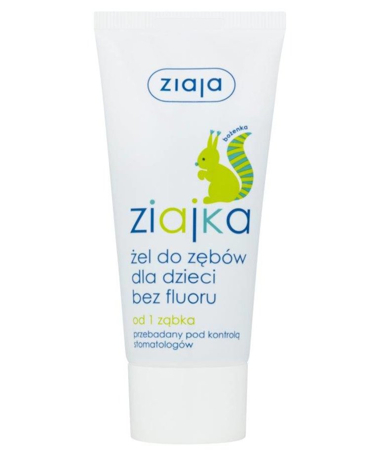ZIAJA ZIAJA Ziajka Żel Do Zębów Dla Dzieci Bez Fluoru 50ml