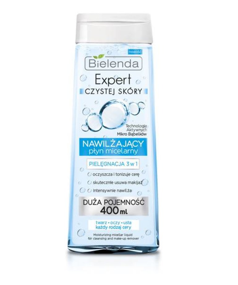 BIELENDA BIELENDA Expert Czystej Skóry Nawilżający Płyn Micelarny 400ml