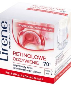 LIRENE LIRENE Retinolowe Odżywienie 70+ Krem Przeciwzmarszczkowy  50ml