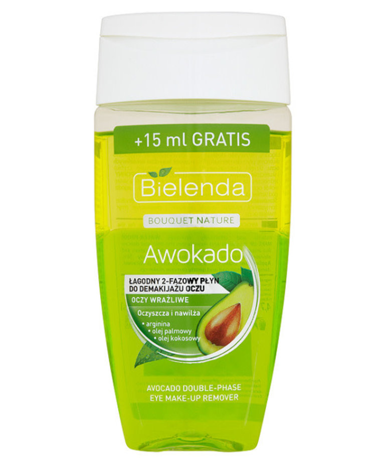 BIELENDA Avocado Mild 2-Phase Fluid For Eye Make-up Removal 125ml + 15ml