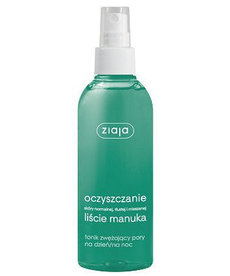 ZIAJA ZIAJA Liście Manuka Oczyszczający Tonik Zwężający Pory 200ml