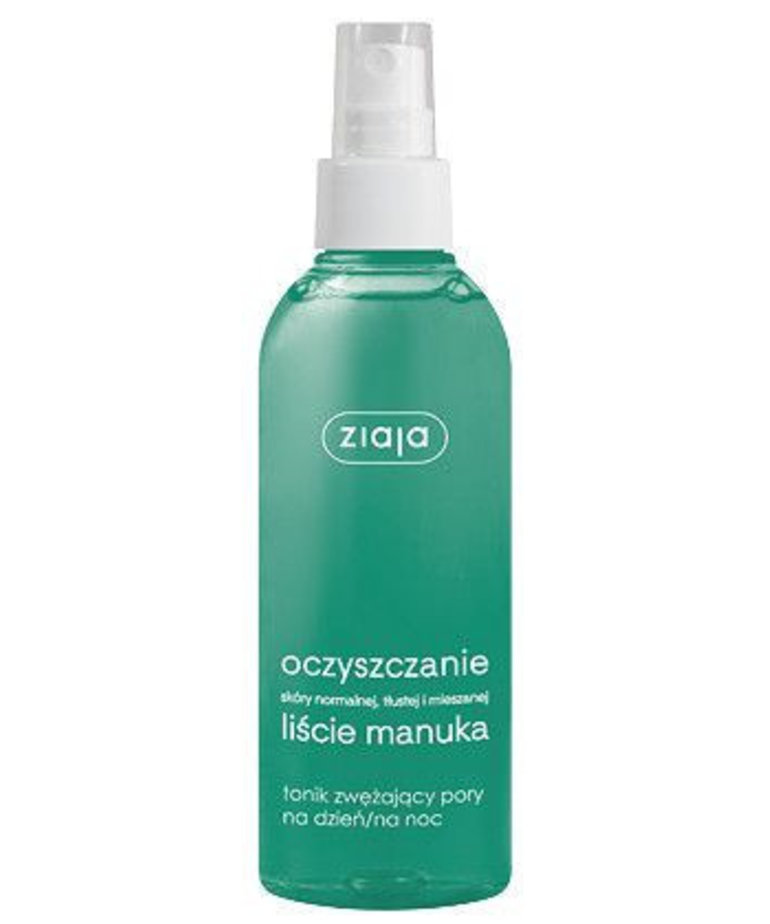 ZIAJA ZIAJA Liście Manuka Oczyszczający Tonik Zwężający Pory 200ml
