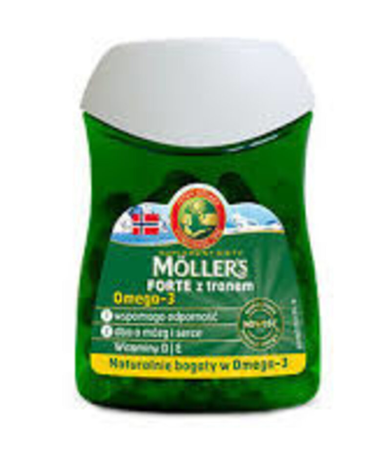 MOLLERS MOLLER'S Forte z Tranem Omega-3 60 Kapsulek