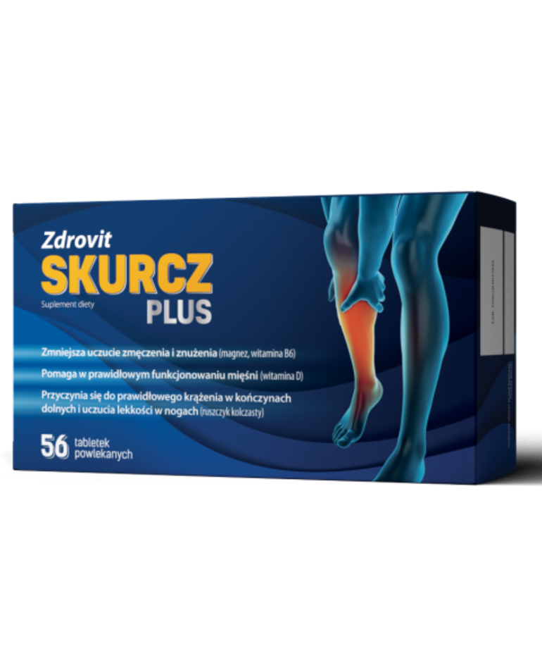 NATUR PRODUKT PHARMA Sp.z.o.o Zdrovit Skurcz Plus 56 Tabletek