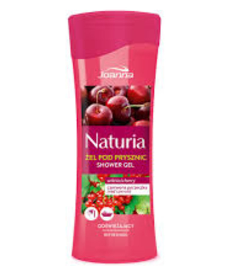 JOANNA Naturia Shower Gel Cherry and Red Currant 300ml
