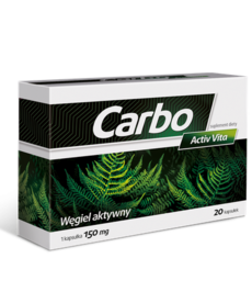 AFLOFARM Carbo Activ Vita Activated Charcoal 150mg 20 Capsules