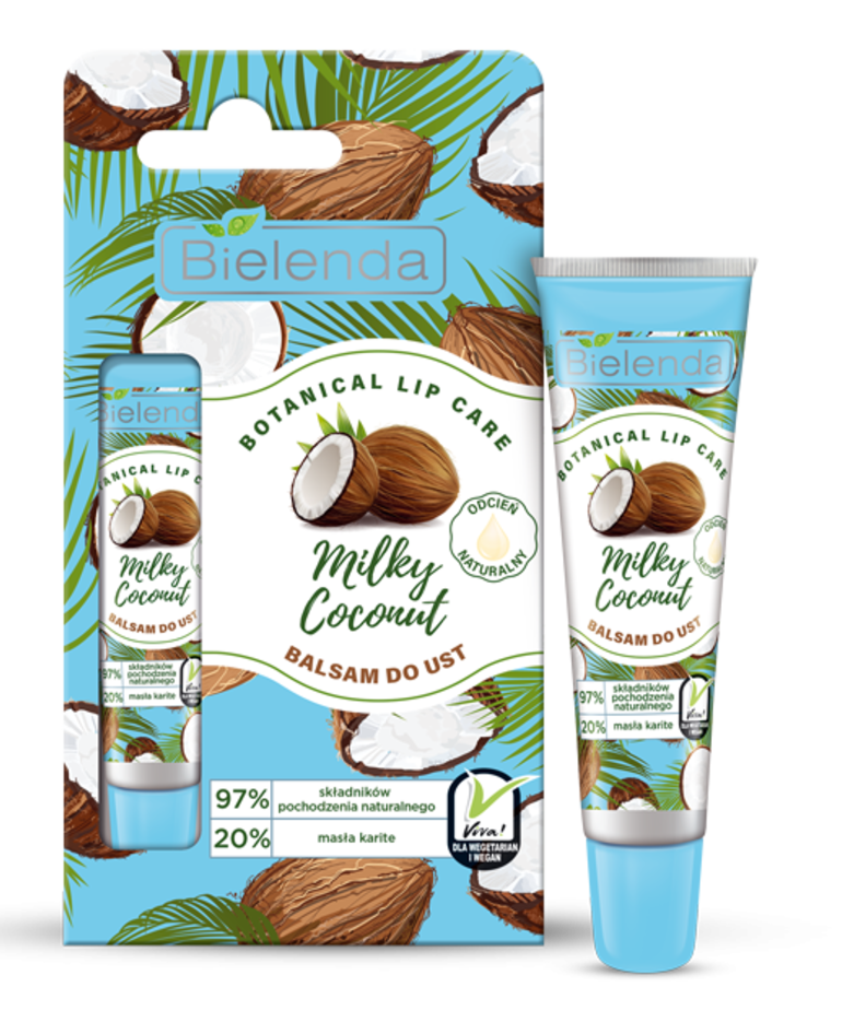 BIELENDA BIELENDA Lip Balm Milky Coconut Natural Shade 10g