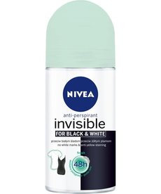 NIVEA Black & White Invisible Antiperspirant Fresh Roll ON