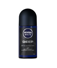 NIVEA MEN Antiperspirant Roll-On DEEP Black Carbon 50ml