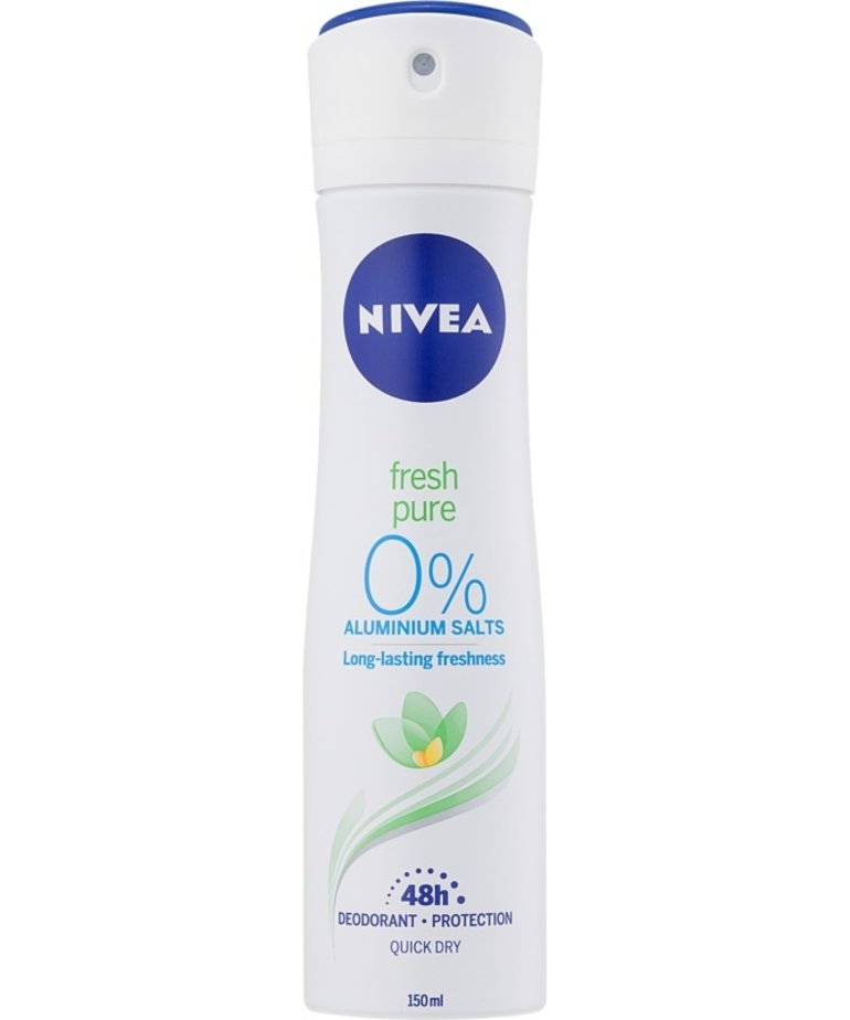 NIVEA Antyperspirant dla Kobiet Fresh Pure 0% Aluminium Salts 150ml