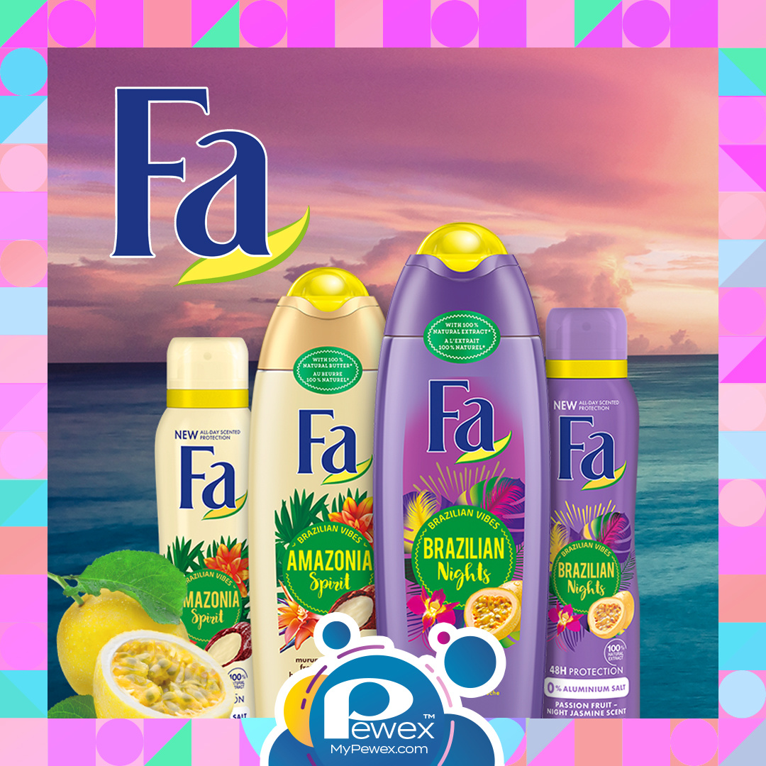 Henkel's Fa are shower gels, deodorants and soaps. Everything in the mypewex  online store 