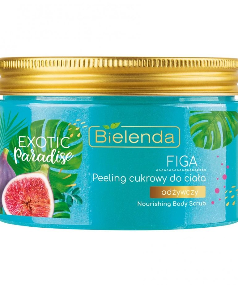 BIELENDA Exotic Paradise Figa Peeling Cukrowy Do Ciała Odżywczy 350g