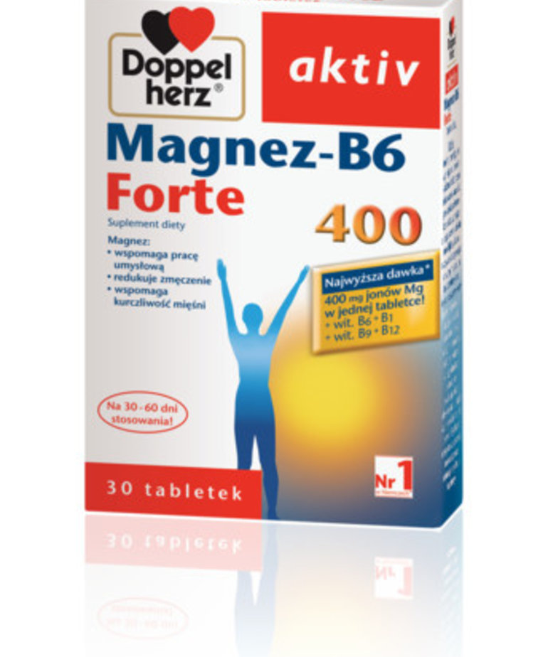 DOPPEL HERZ Magnez B-6 Forte 400 30 tabl