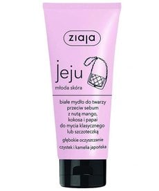 ZIAJA ZIAJA Jeju Białe Mydło Do Twarzy Przeciw Sebum 75 ml