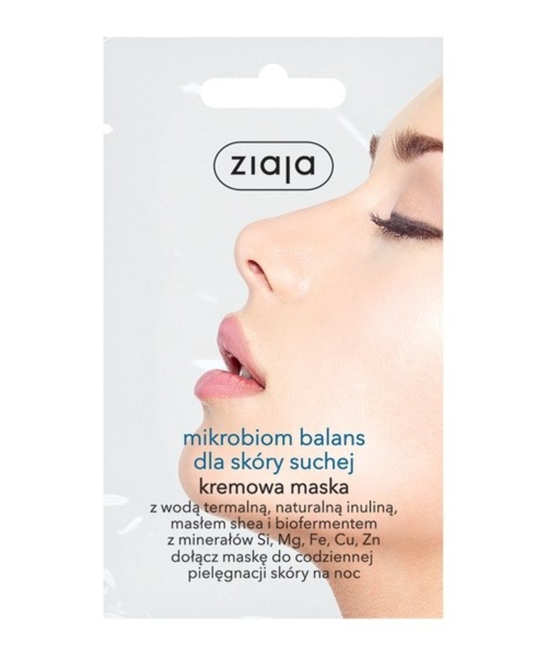 ZIAJA ZIAJA Mikrobiom Balans Dla Skóry Suchej Kremowa Maska 7 ml