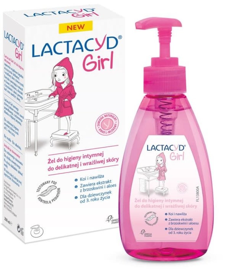 LACTACYD Girl Intimate Hygiene Gel For Girls from 3 Years of Age 200ml