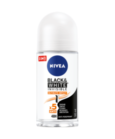NIVEA Black & White Invisible Antiperspirant Ball for Women 50ml