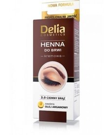 DELIA Henna for Eyebrows Cream 3.0 Dark Brown 2ml