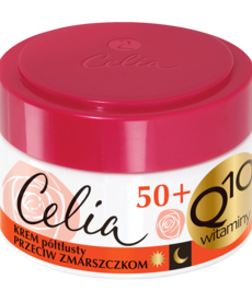 CELIA Semi-Rich Cream Anti Wrinkles 50+ Day / Night 50ml