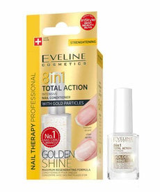 EVELINE 8in1 Golden Shine Nail Conditioner with Gold Particles 12m