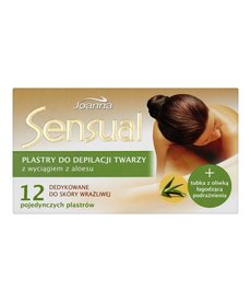 JOANNA Sensual Facial Hair Removal Patches 12 Individual Patches