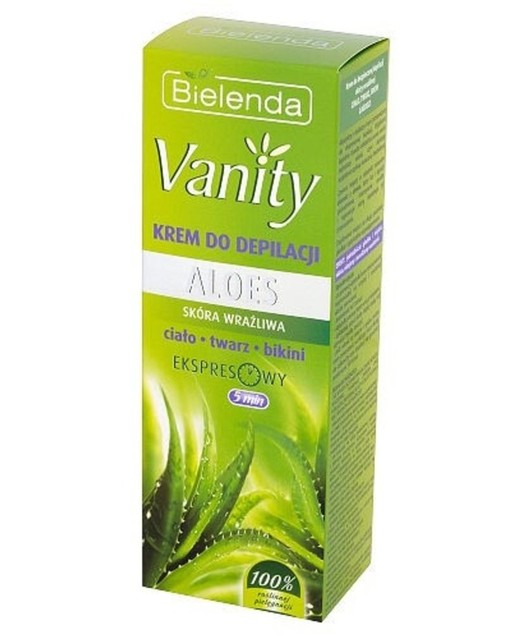 BIELENDA Vanity Hair Removal Cream Aloe Body / Face / Bikini 100ml