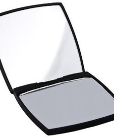 DONEGAL Black Chic 7 Square Compact Mirror