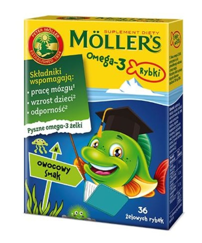 ORKLA MOLLERS OMEGA 3 Gel Fish 36 pcs