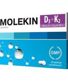 ZDROVIT Molekin D3+K2 30 tabletek