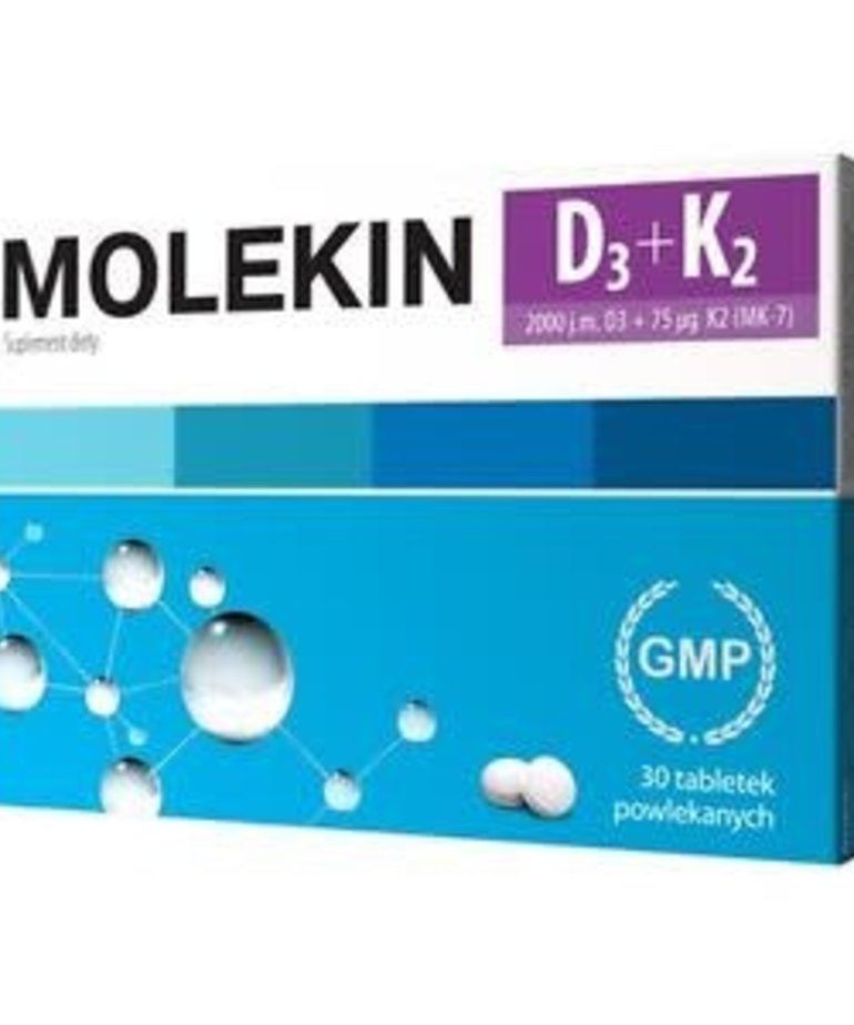 ZDROVIT Molekin D3+K2 30 tabletek