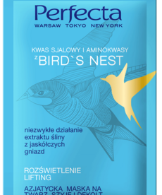 PERFECTA Bird's Nest Azjatycka Maska do Twarzy Rozświetlenie i Lifting 10ml