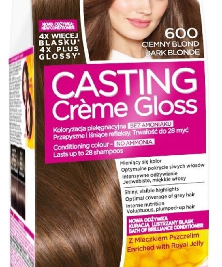 L'OREAL Casting Creme Gloss Farba do Włosów  600 Ciemny Blond